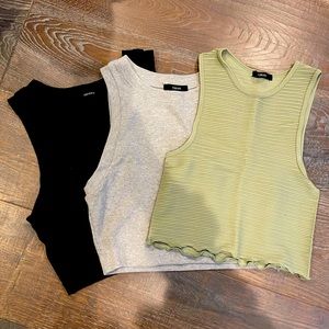 forever 21 cropped tank tops